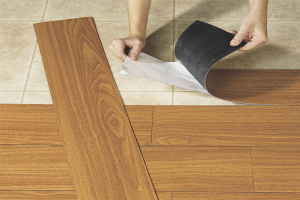 How to install PVC floor tiles