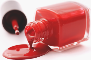 How to remove stain from nail polish from clothes