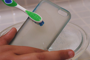 How to clean a silicone phone case