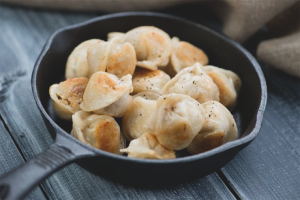 How to fry dumplings in a pan