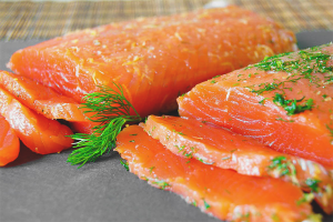 How to salt coho salmon