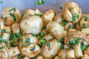 How to marinate kebab champignons