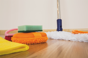 How to wash linoleum after repair