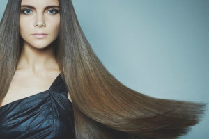 Keratin hair straightening