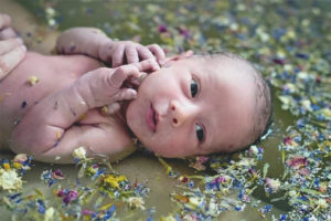 Herbs for bathing newborns