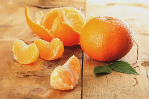 Tangerines for breastfeeding