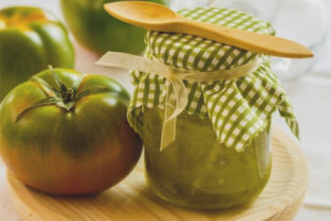 Green tomato jam