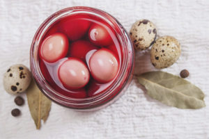 Pickled Quail Eggs